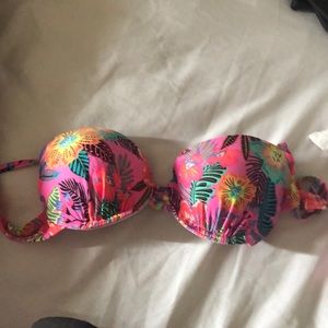 Tropical bathing suit top